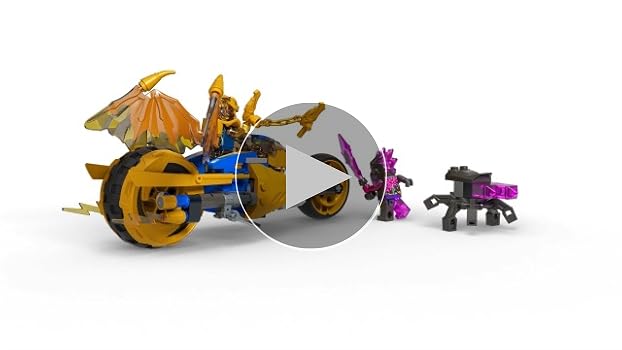 LEGO NINJAGO Jay's Golden Dragon Motorbike 71768 Building Kit (137